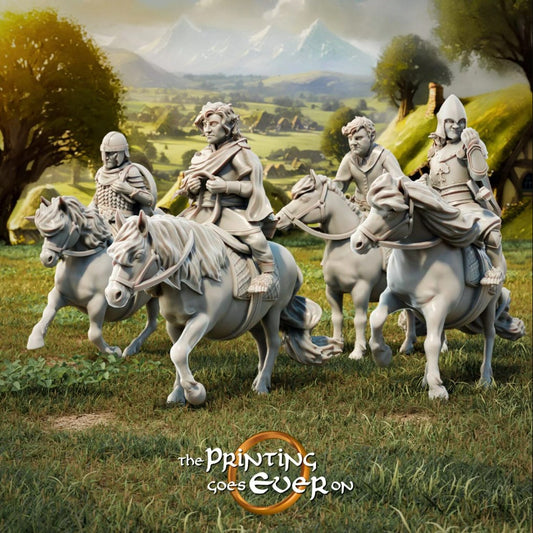 Falco, Samuel, Mippin & Perry on Ponies