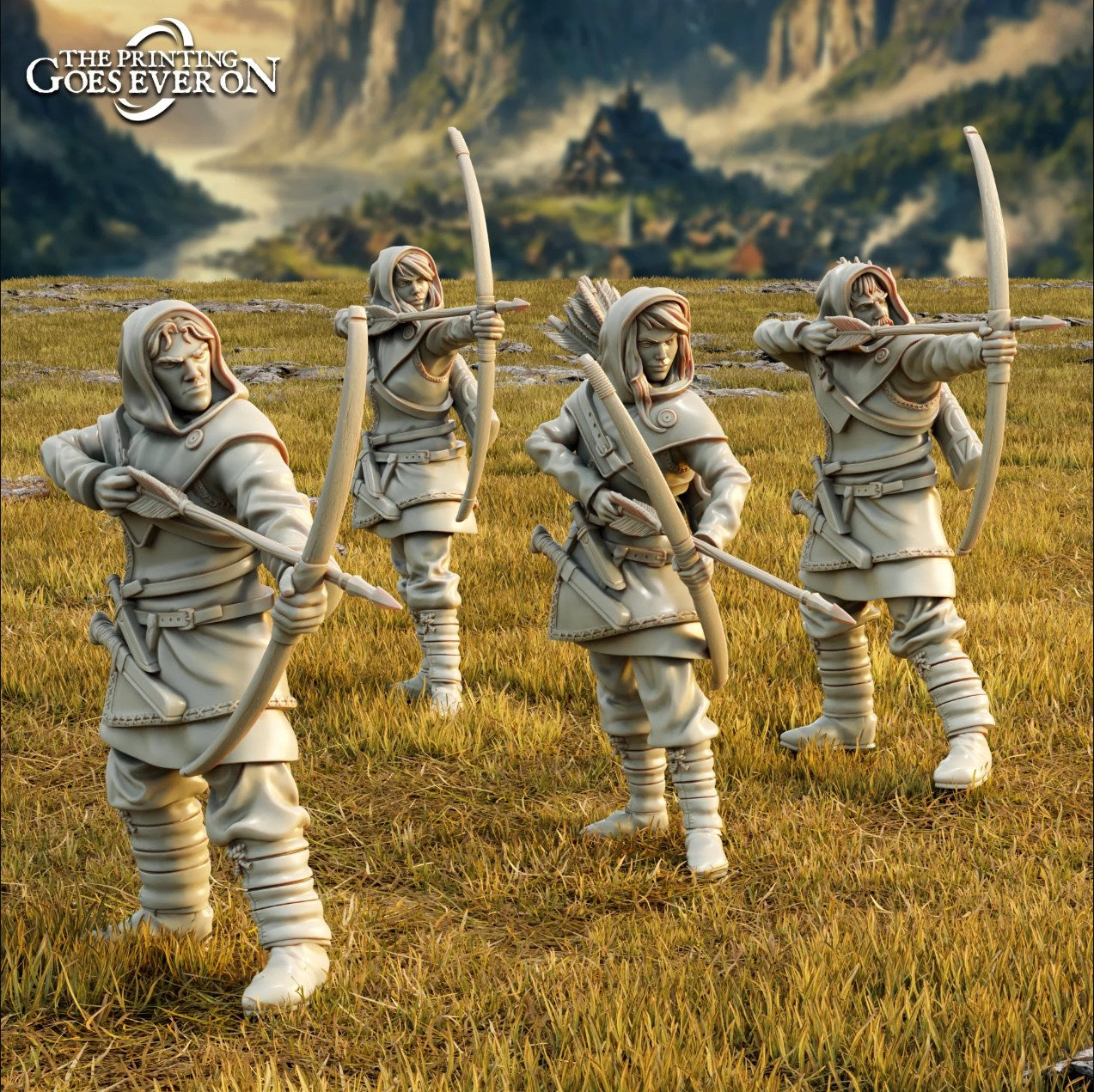 Exploradores escoltas de los señores de los caballos