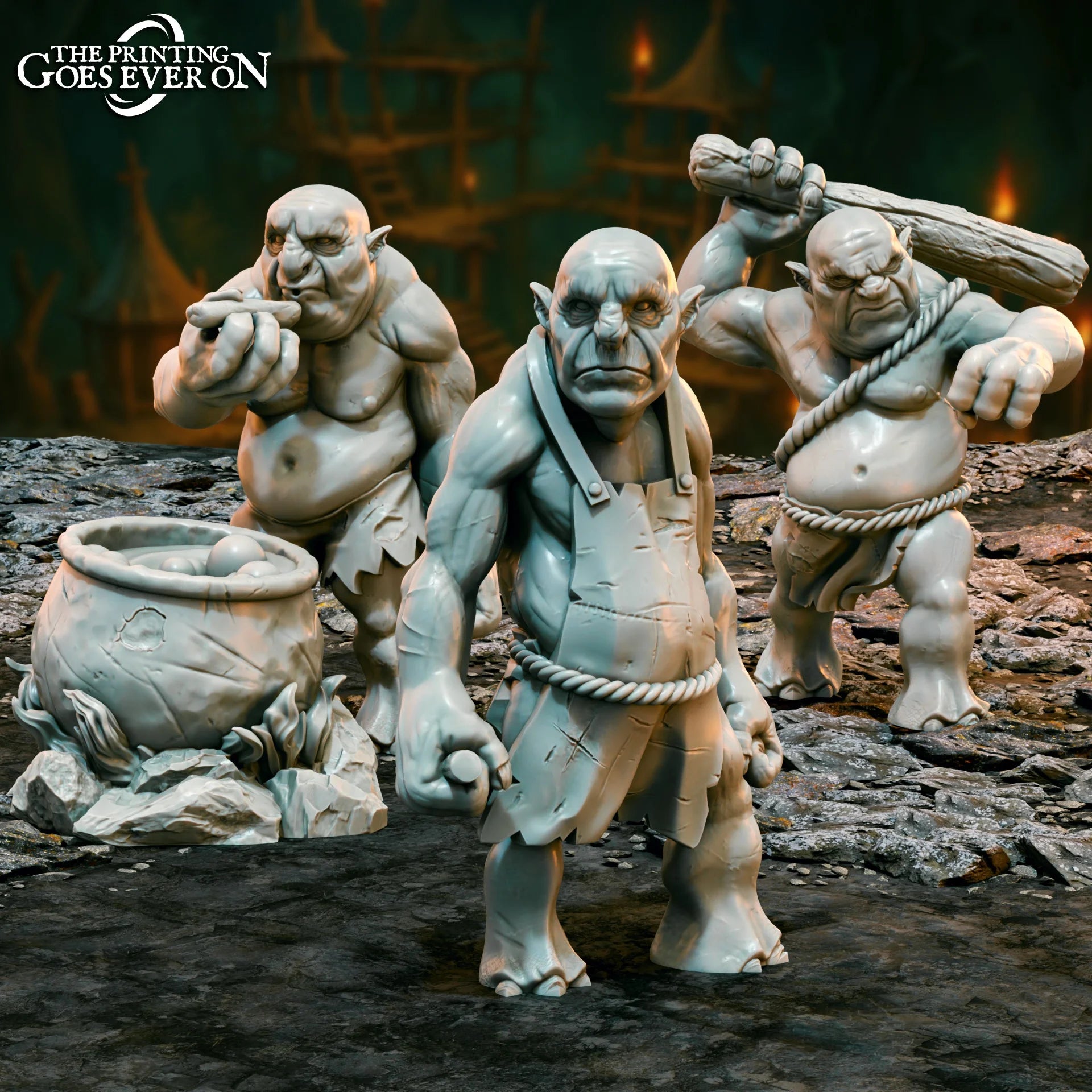 Stone Troll Cooking Trio