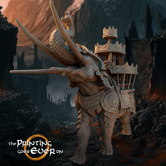 Giant War Elephant - alternate sculpt