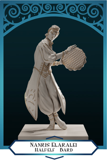 Nanris Elaralei Female Half-Elf Bard