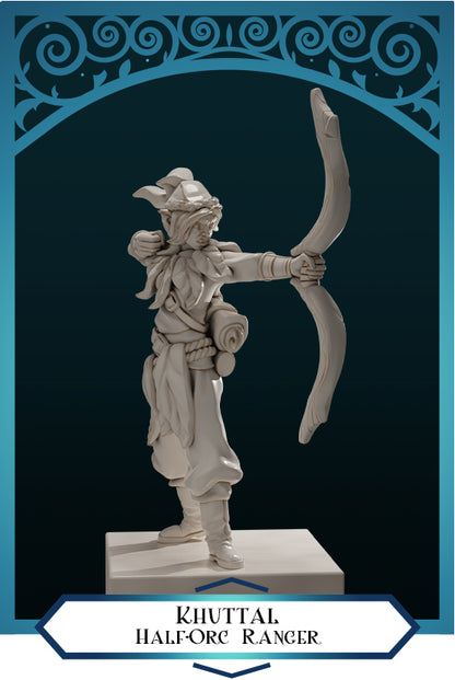 Khuttal Female Half-Orc Ranger