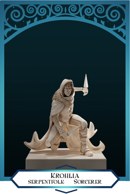 Krohlia Female Serpentfolk Sorcerer
