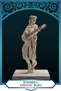 Stephina Female Tiefling Bard