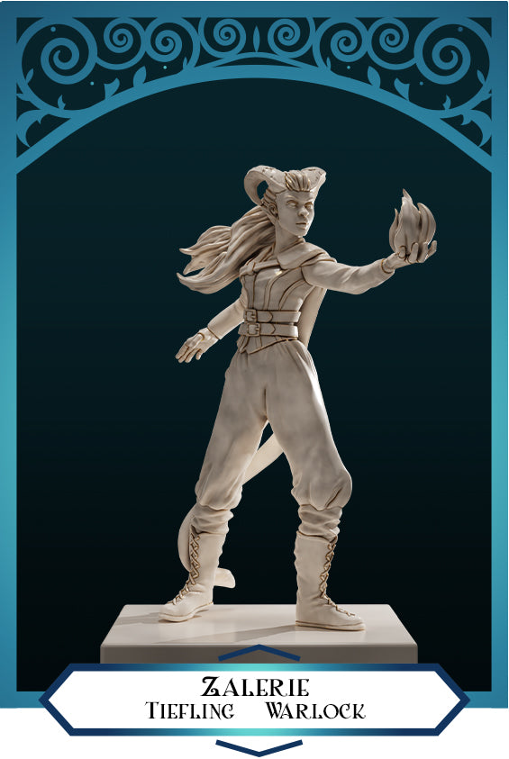 Zalerie Hembra Tiefling Bruja